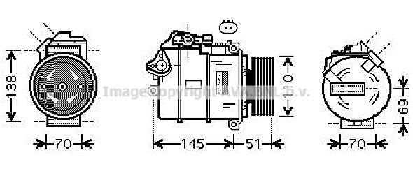 AVA QUALITY COOLING Kompresors, Gaisa kond. sistēma BWAK384